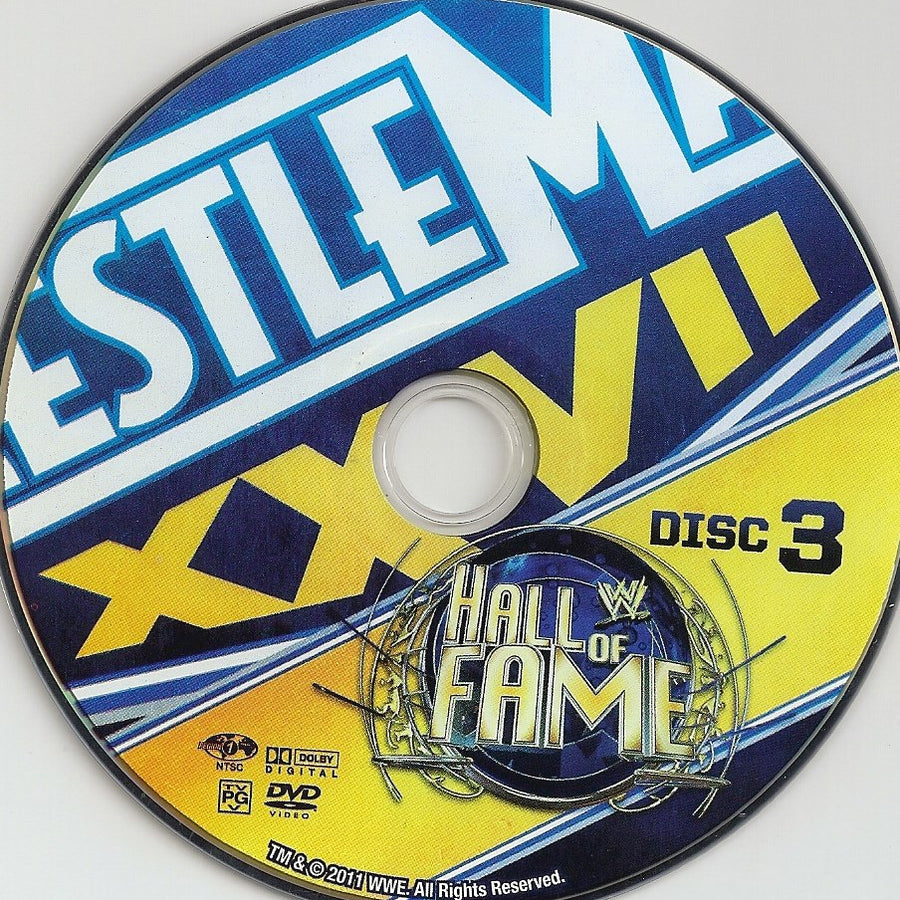 Wrestlemania xxvii 3 DVDs & Videos Pwcatalog