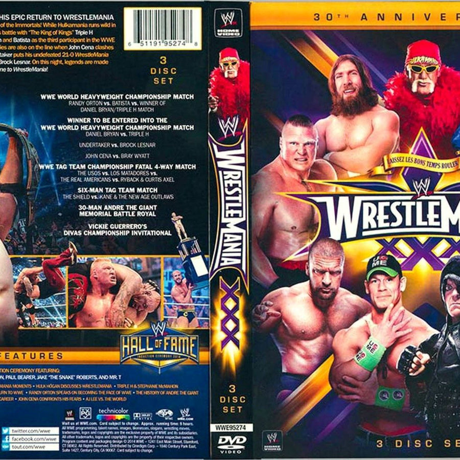 Wrestlemania xxx DVDs & Videos Pwcatalog