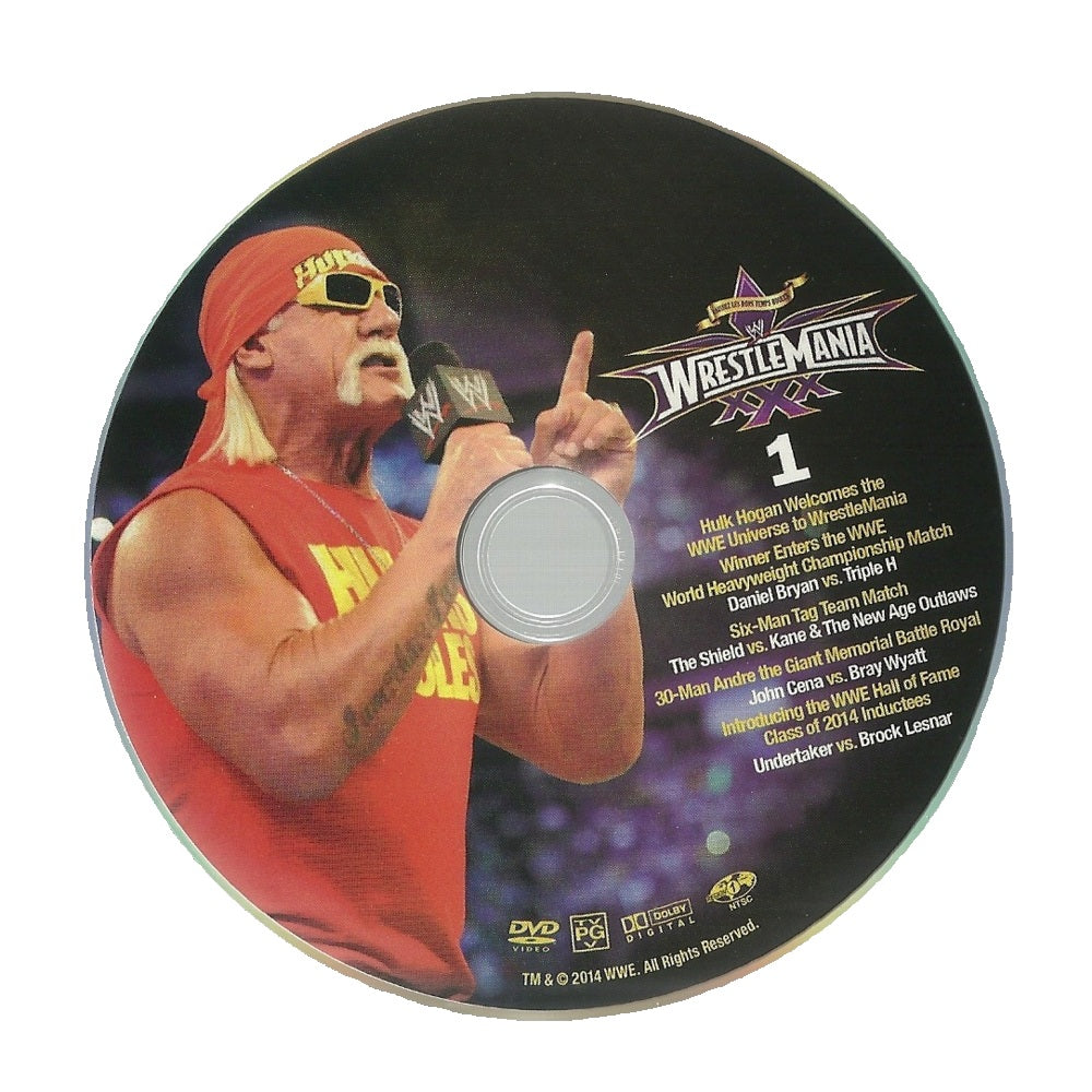 Wrestlemania xxx 1 DVDs & Videos Pwcatalog