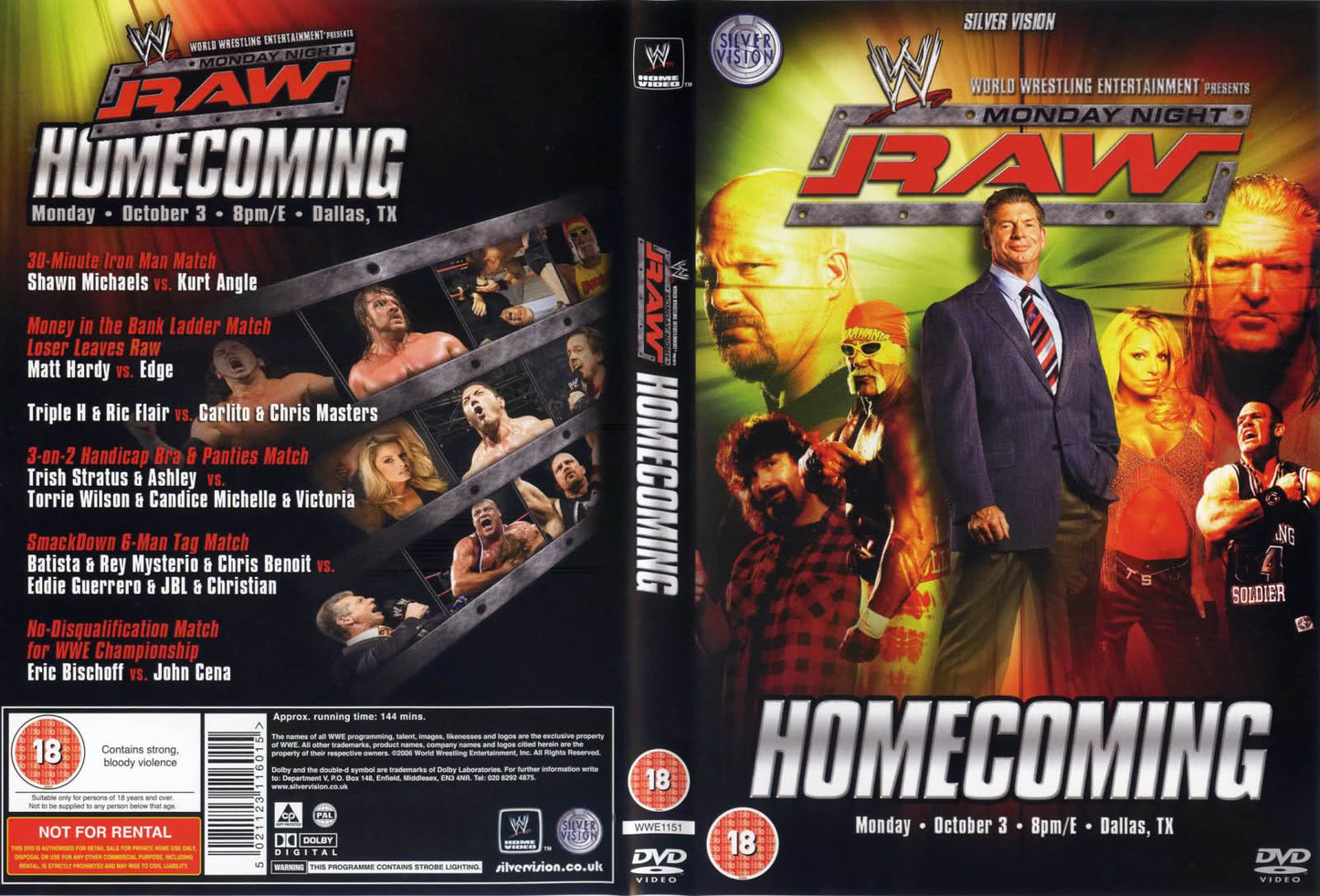 wwe monday night raw homecomin DVDs & Videos Pwcatalog