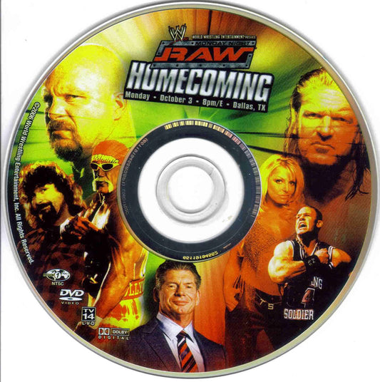 wwe monday night raw homecomin DVDs & Videos Pwcatalog