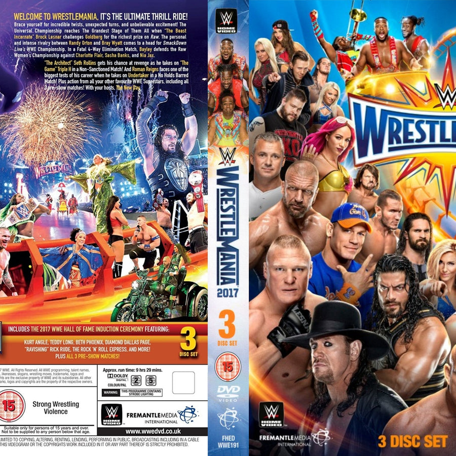 wwe Wrestlemania 33 pal DVDs & Videos Pwcatalog