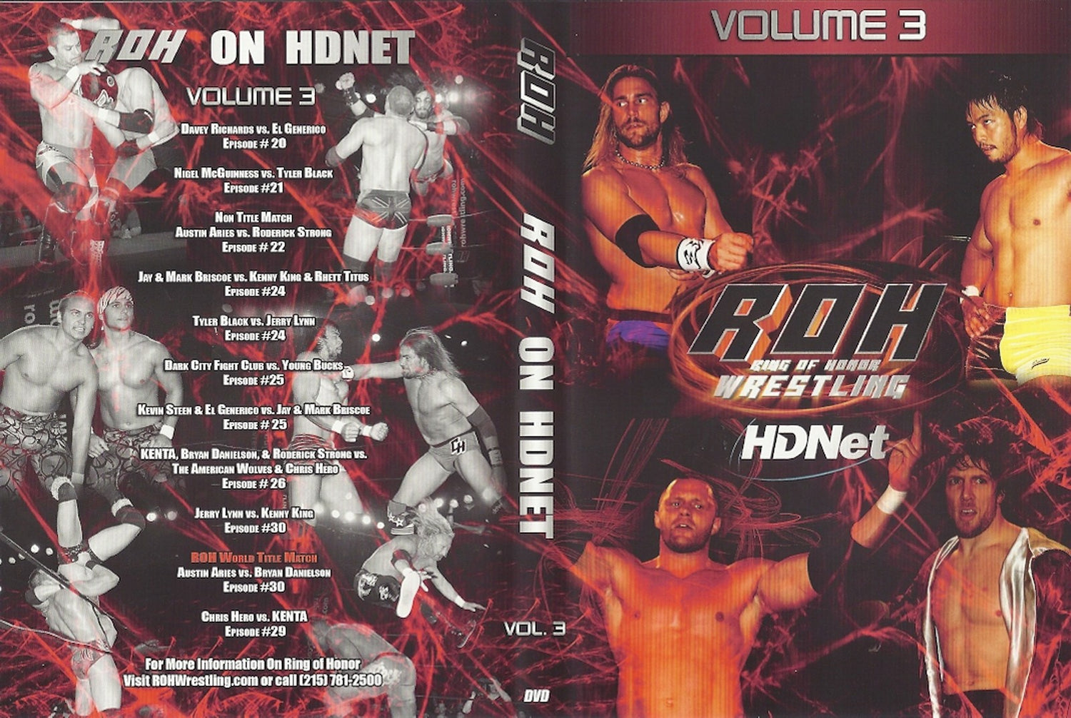ROH on hdnet vol3 DVDs & Videos Pwcatalog