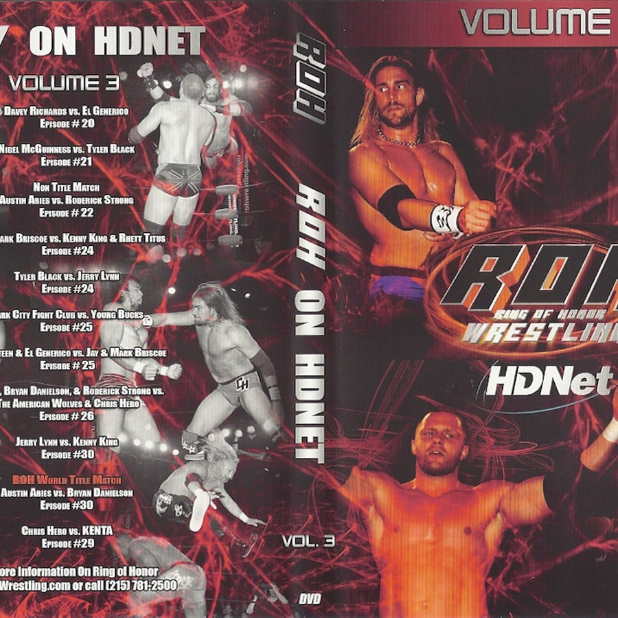 ROH on hdnet vol3 DVDs & Videos Pwcatalog