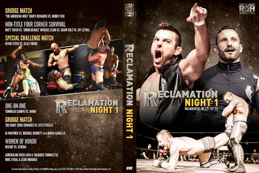 reclamation night 1 DVDs & Videos Pwcatalog