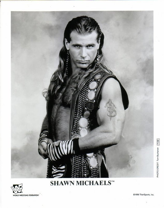 1996 Shawn Michaels P338 b/w 