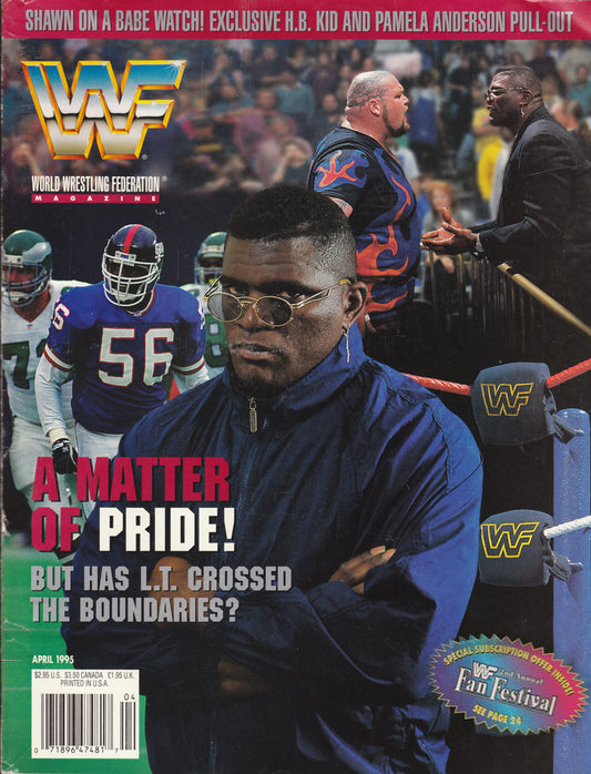 WWF Magazine April 1995 fan festival exclusive