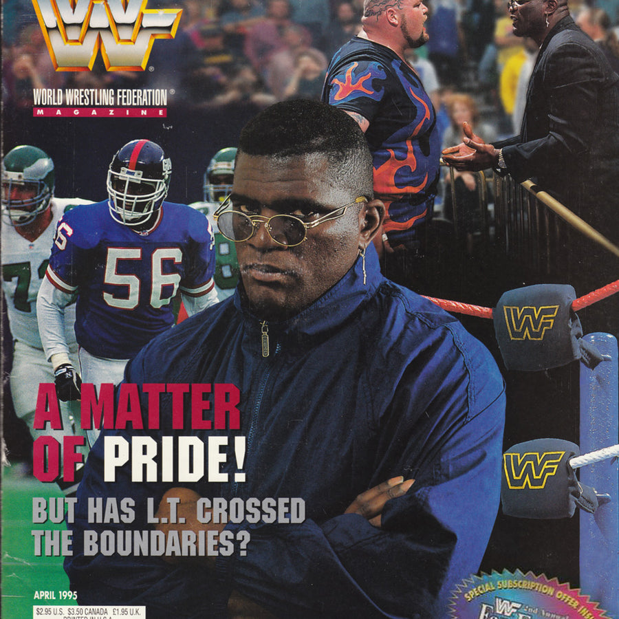 WWF Magazine April 1995 fan festival exclusive Magazine PWcatalog