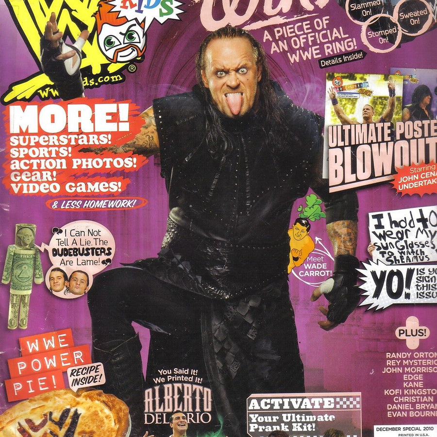WWE Kids Holiday 2010 Magazine PWcatalog