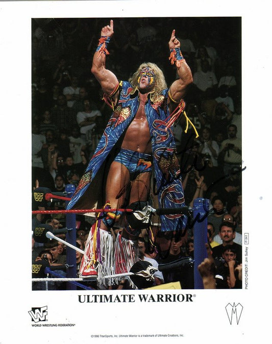 1996 Ultimate Warrior P341a (Signed) Color