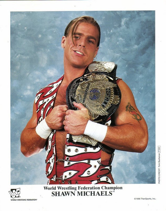 1996 WWF CHAMPION Shawn Michaels P344 color 