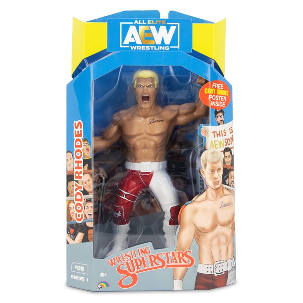 AEW Jazwares Unmatched Collection Exclusive #08 Cody Rhodes [LJN] Action & Toy Figures PWcatalog