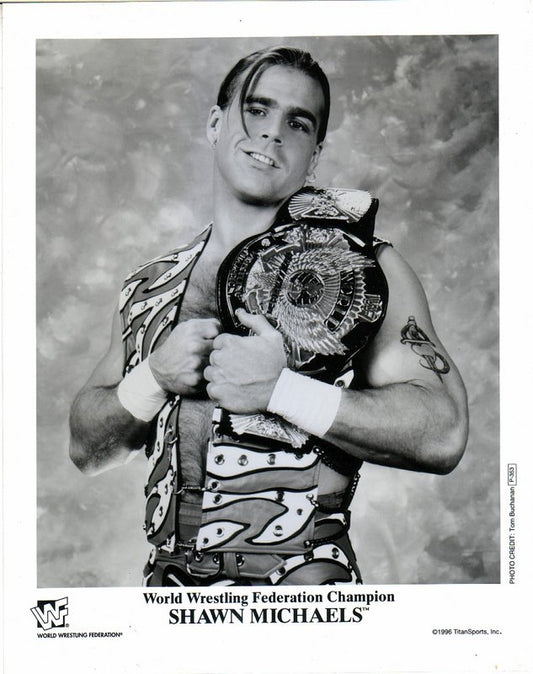 1996 WWF CHAMPION Shawn Michaels P353 b/w
