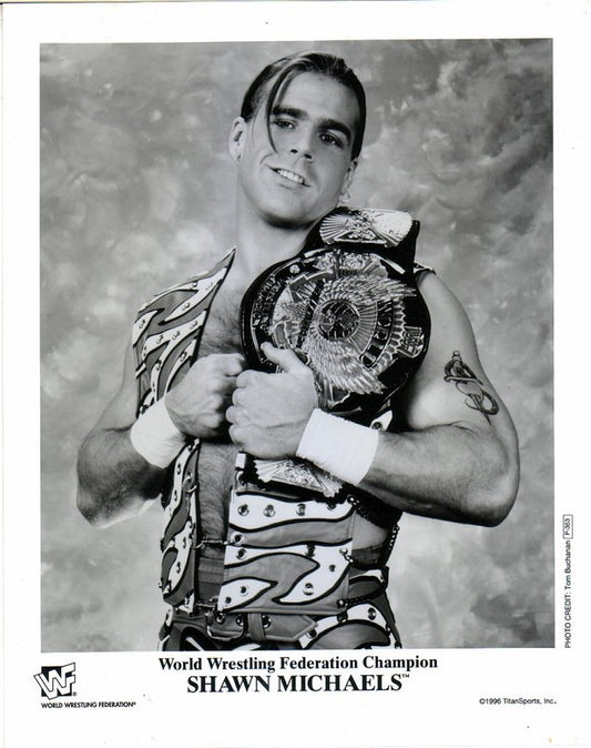 1996 WWF CHAMPION Shawn Michaels P353 b/w 