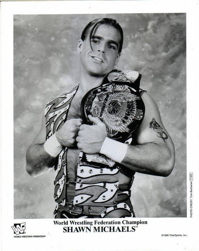 1996 WWF CHAMPION Shawn Michaels P353 b/w PW Catalog