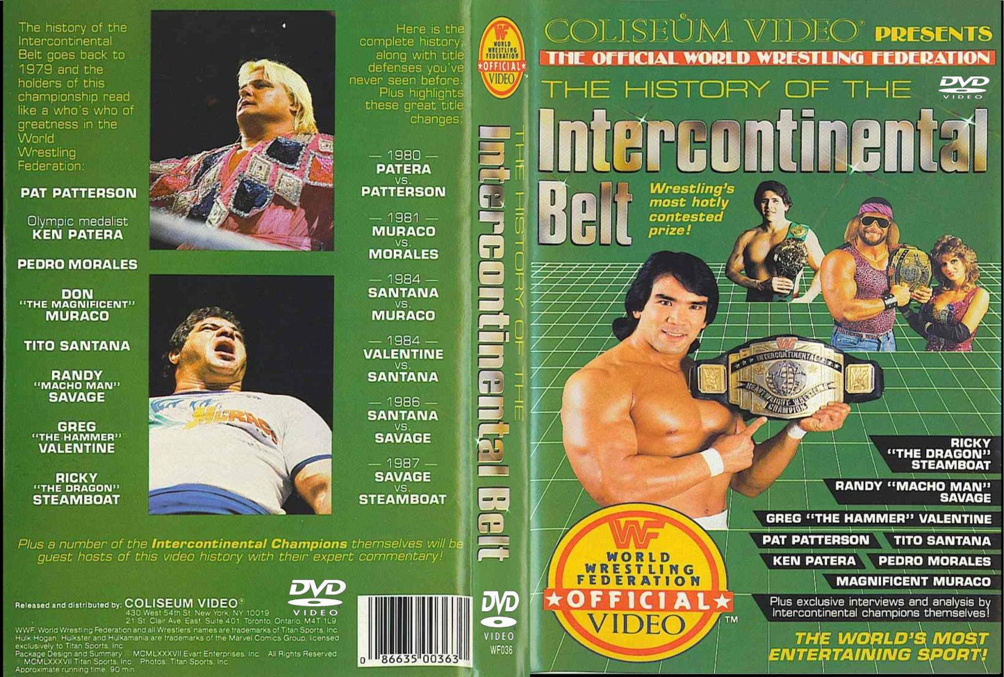the history of the intercontinental belt DVDs & Videos Pwcatalog