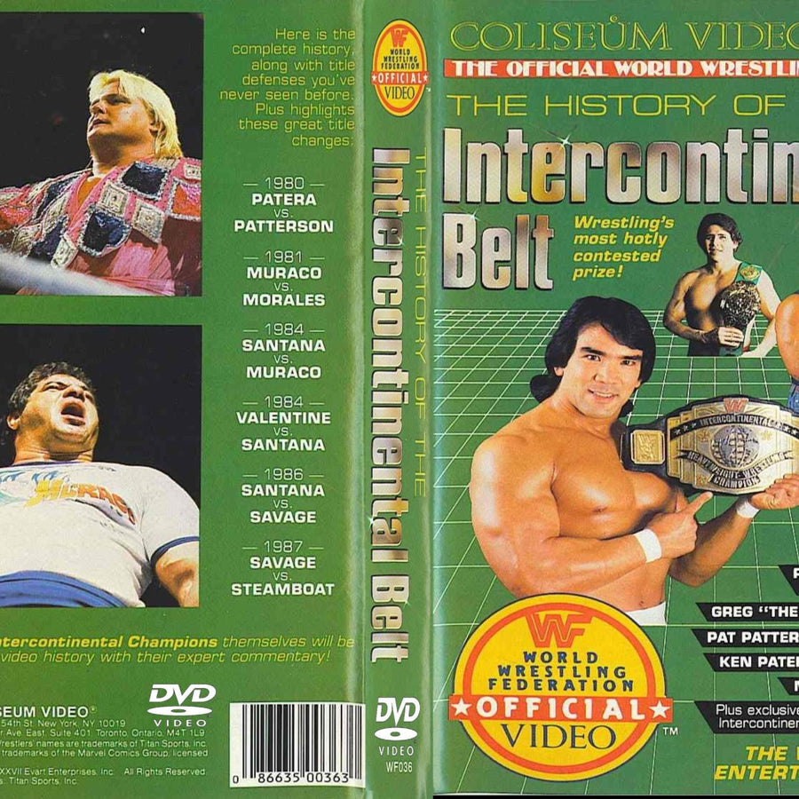 the history of the intercontinental belt DVDs & Videos Pwcatalog