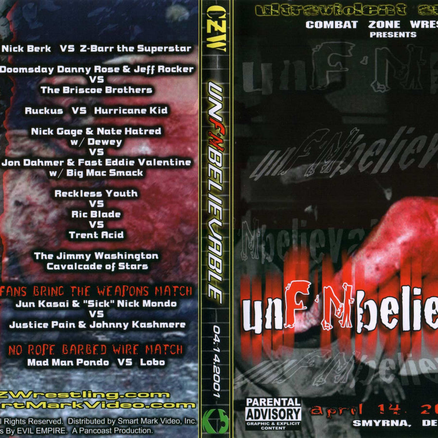 unfnbelievable DVDs & Videos Pwcatalog