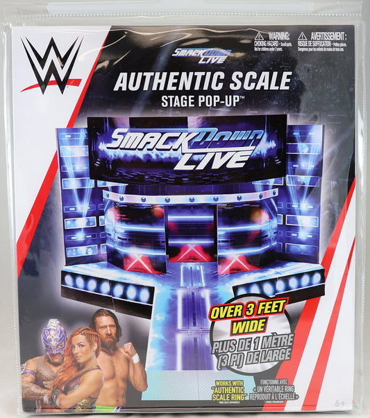 WWE Wicked Cool Toys Authentic Scale Stage Pop-Up [SmackDown Edition, Exclusive]