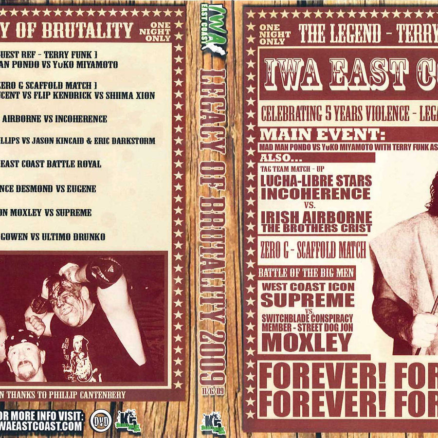 legacy of brutality DVDs & Videos Pwcatalog