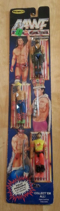 Remco All-American Wrestling Federation Crushing Thunder, Shockwave & Rick "The Rat" Reynolds Action & Toy Figures PWcatalog