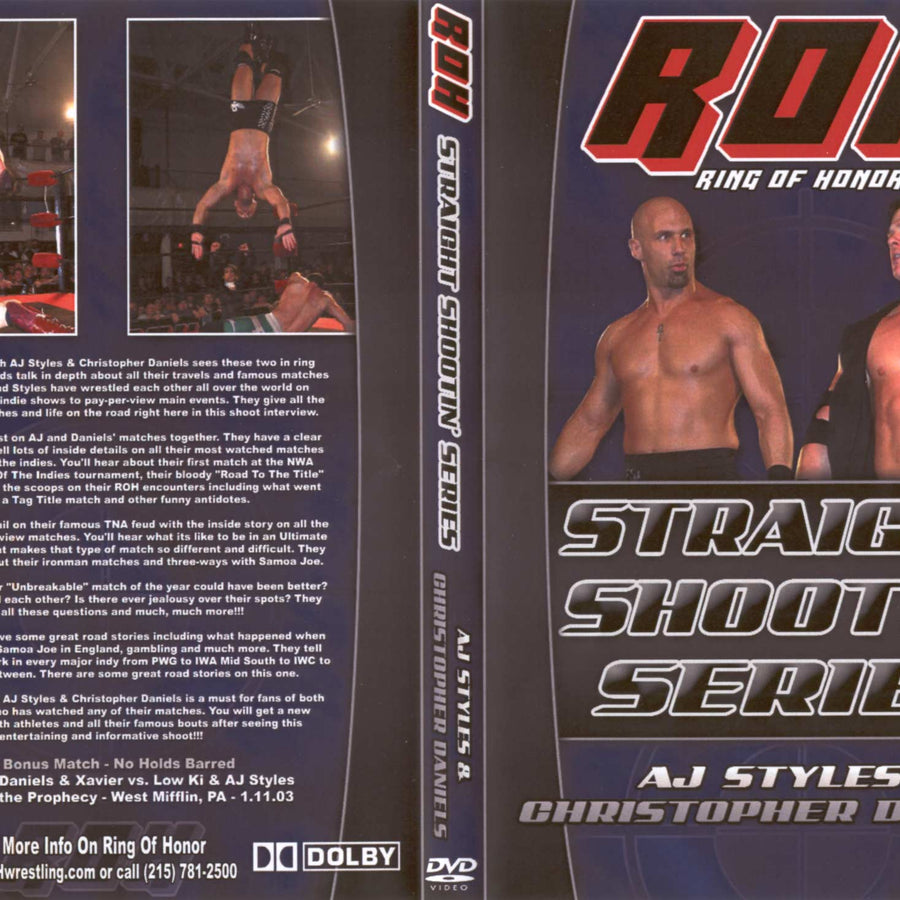 straight shootin series aj styles christopher daniels DVDs & Videos Pwcatalog