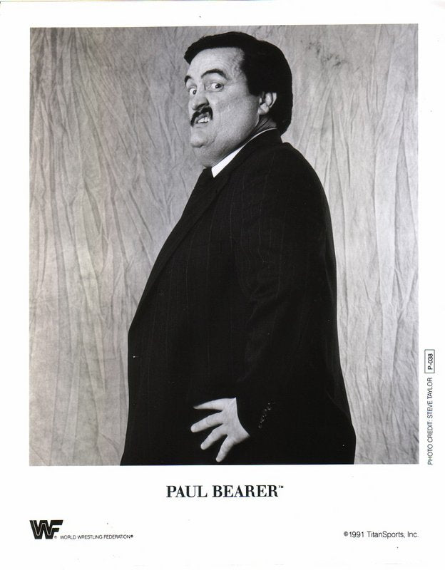 1991 Paul Bearer P038 (debut promo) b/w 