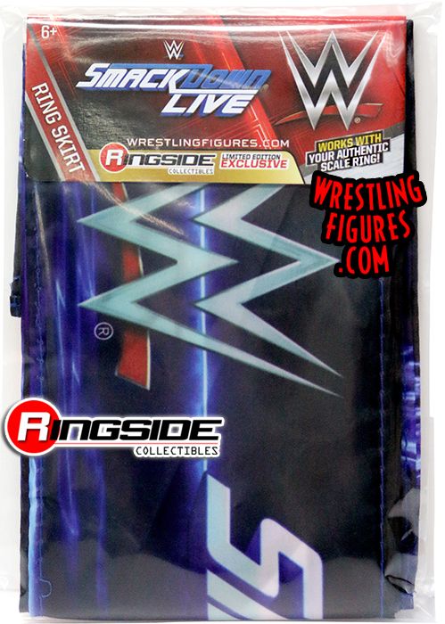 WWE Wicked Cool Toys Authentic Scale Accessory Sets: Smackdown Ring Skirt [Exclusive] Action & Toy Figures PWcatalog