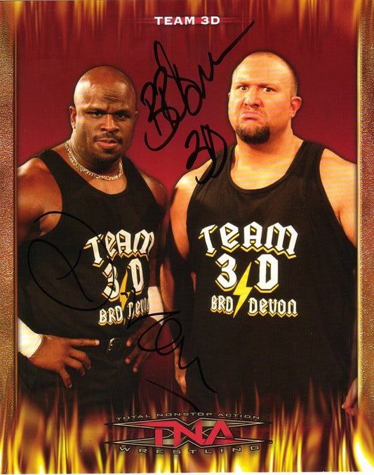 2006-2007 TNA Team 3-D (signed) 