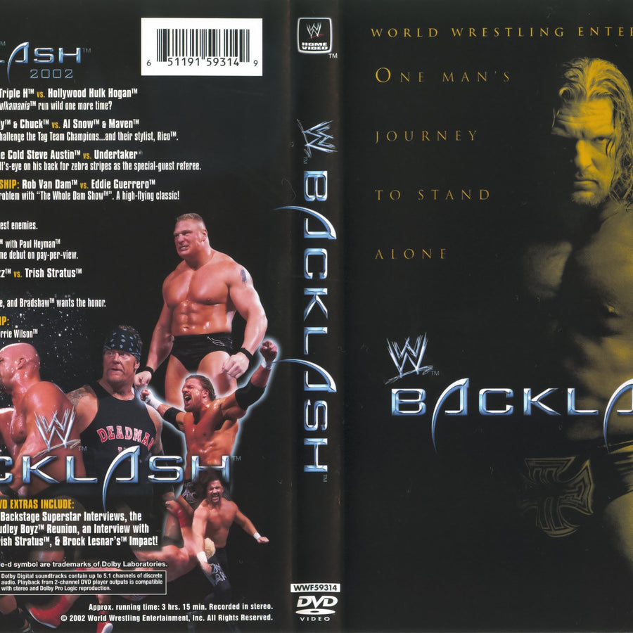 backlash 2002 DVDs & Videos Pwcatalog
