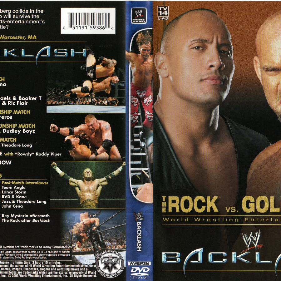 backlash 2003 DVDs & Videos Pwcatalog