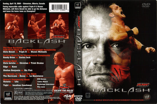 backlash 2004 DVDs & Videos Pwcatalog