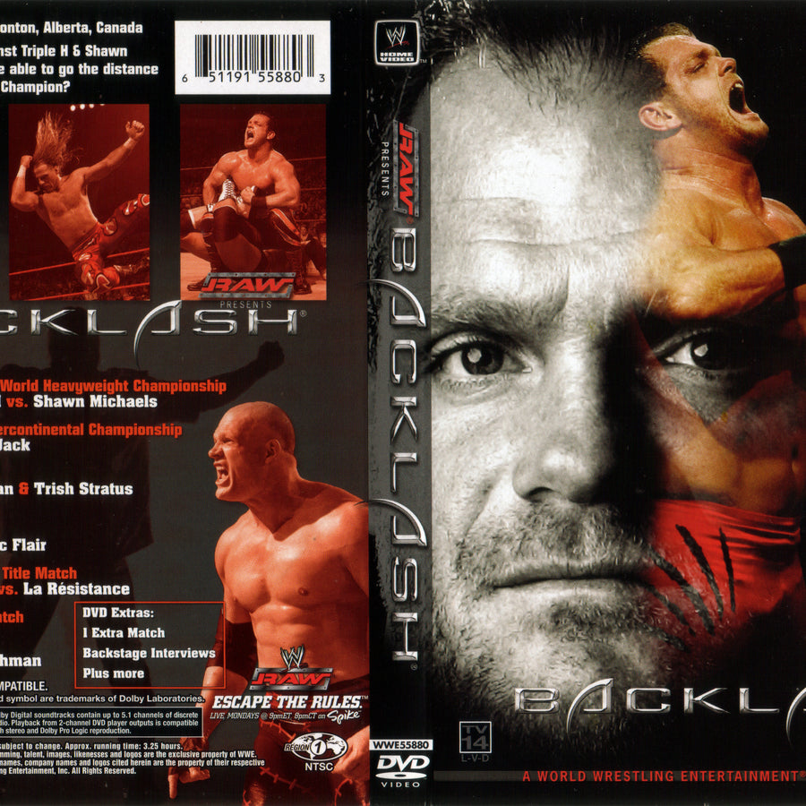backlash 2004 DVDs & Videos Pwcatalog