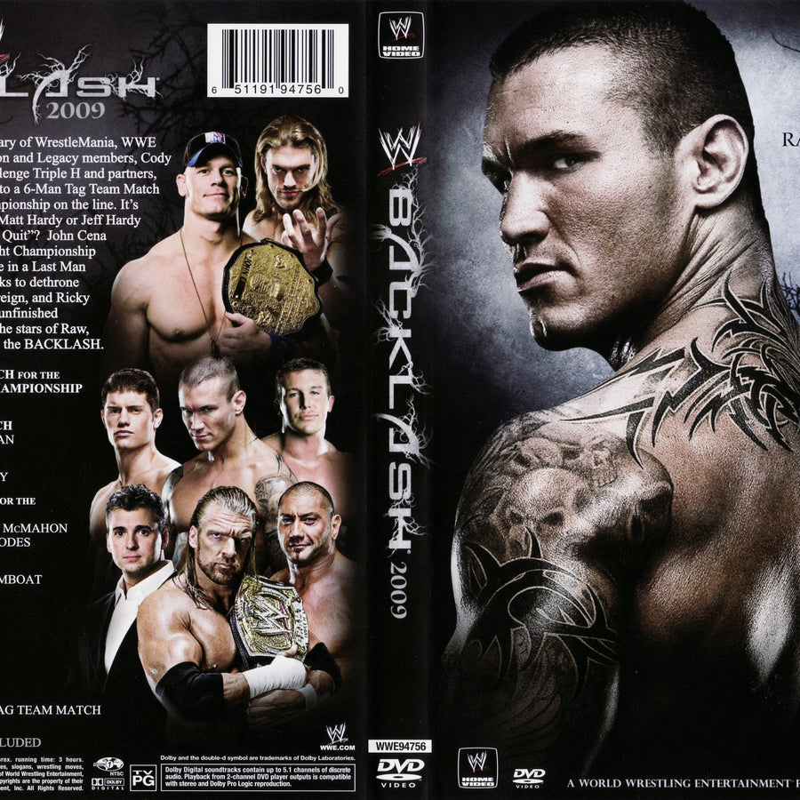 backlash 2009 DVDs & Videos Pwcatalog