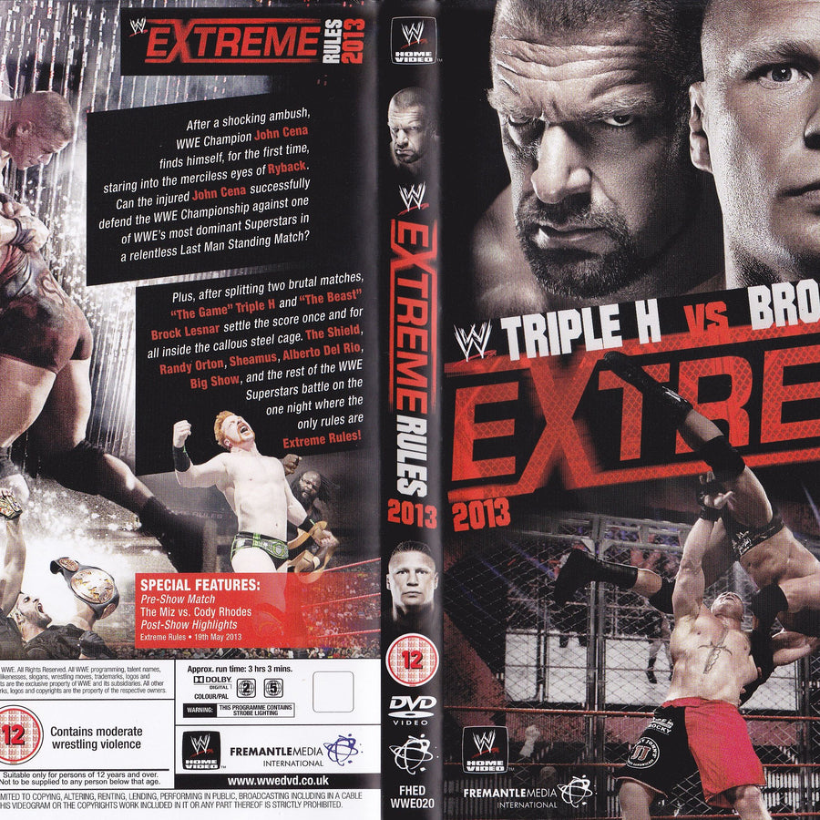 extreme rules 2013 DVDs & Videos Pwcatalog
