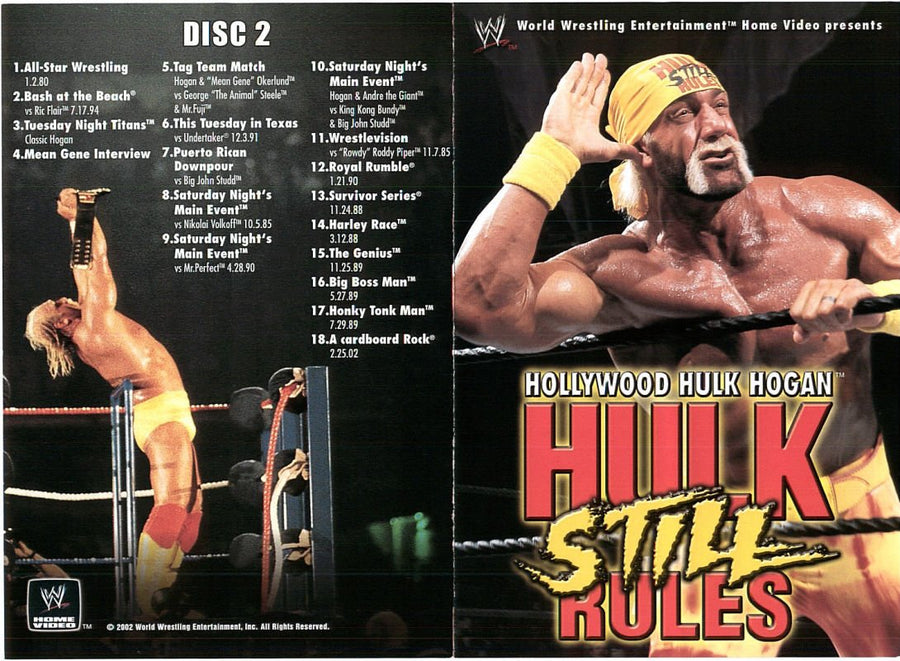 hollywood hulk hogan hulk still rules interieur 2 DVDs & Videos Pwcatalog