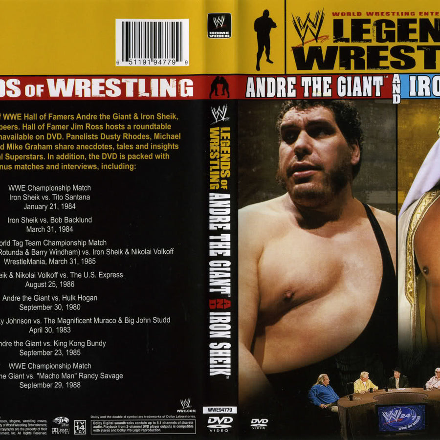 legends of wrestling andre the giant and iron sheik DVDs & Videos Pwcatalog