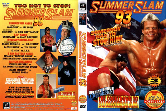 Summerslam 1993 DVDs & Videos Pwcatalog
