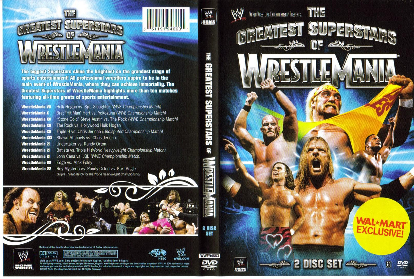 the greatest superstars of wrestlemania DVDs & Videos Pwcatalog