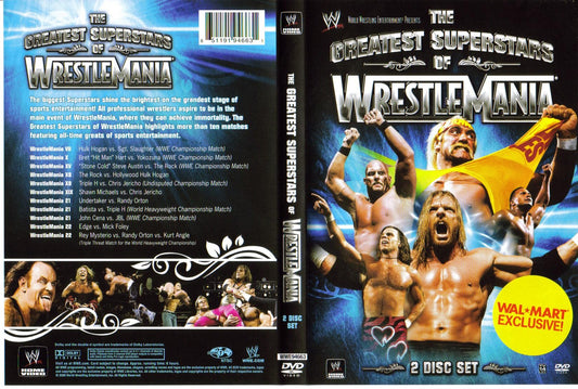 the greatest superstars of wrestlemania DVDs & Videos Pwcatalog