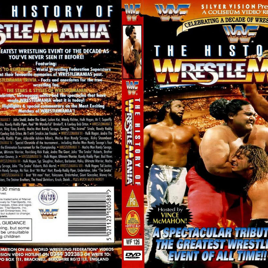 the history of wrestlemania DVDs & Videos Pwcatalog