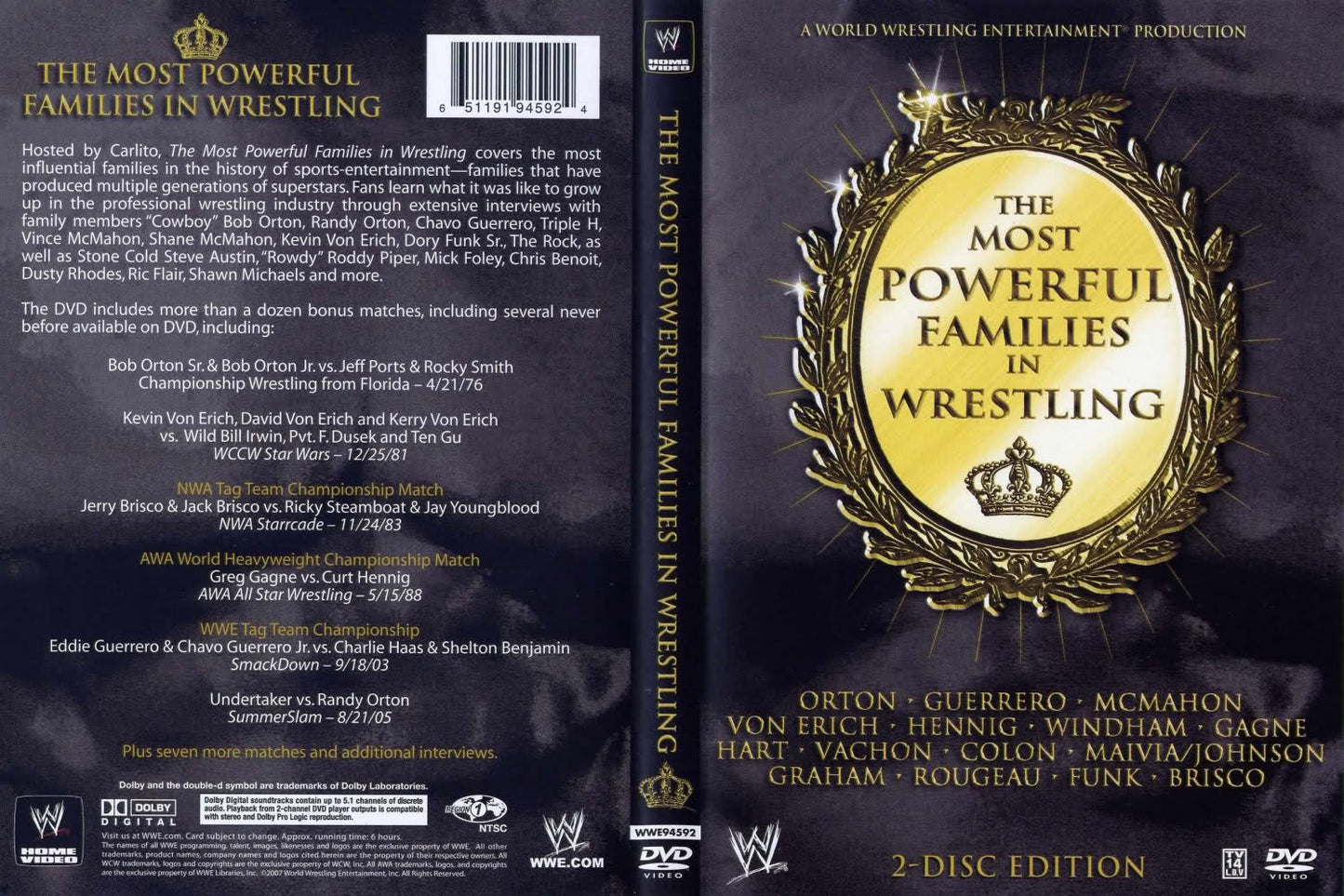 the most powerful families in wrestlin DVDs & Videos Pwcatalog