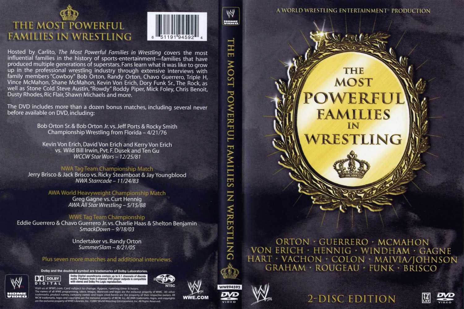 the most powerful families in wrestlin DVDs & Videos Pwcatalog