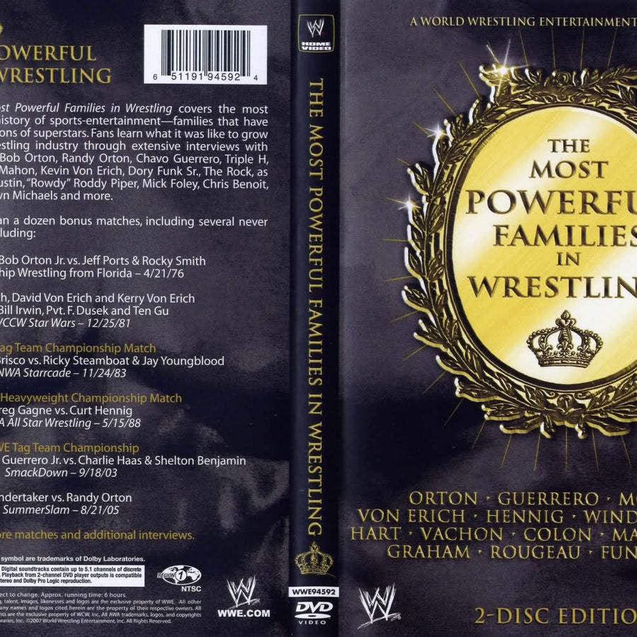 the most powerful families in wrestlin DVDs & Videos Pwcatalog
