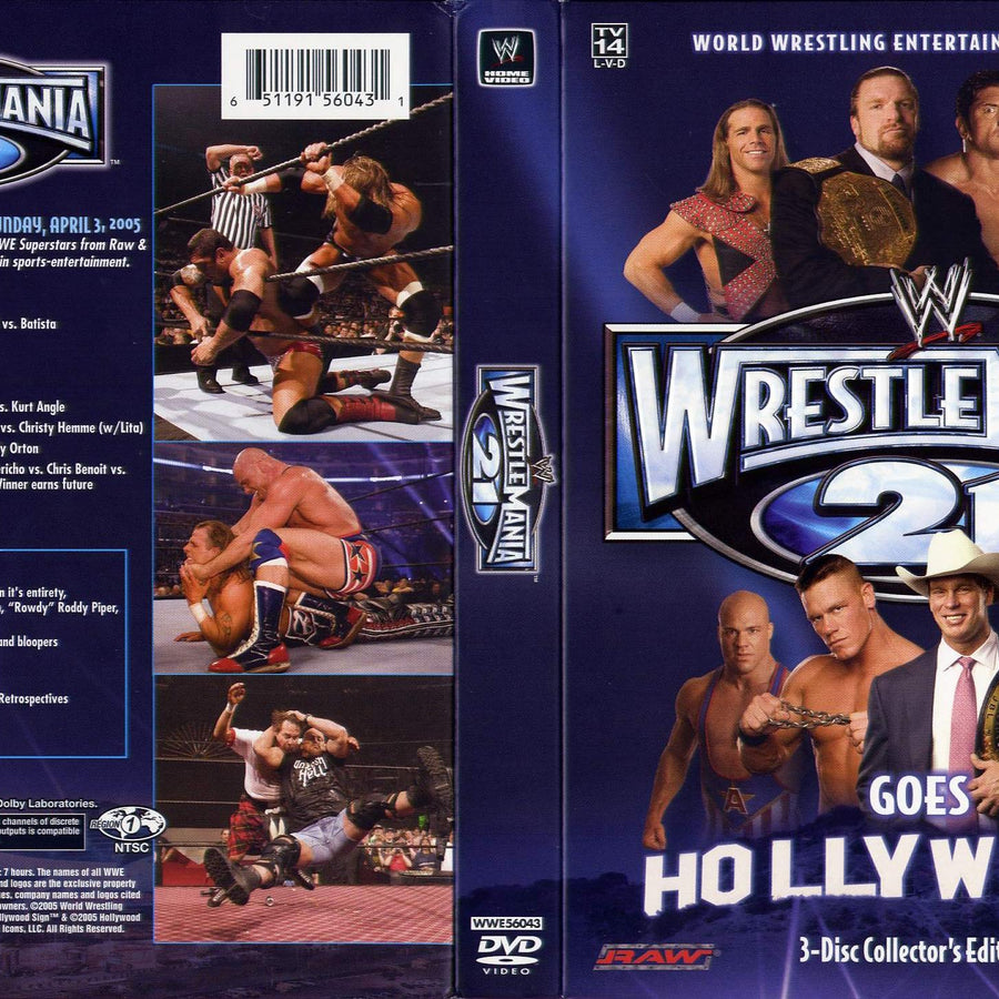 Wrestlemania 21 DVDs & Videos Pwcatalog
