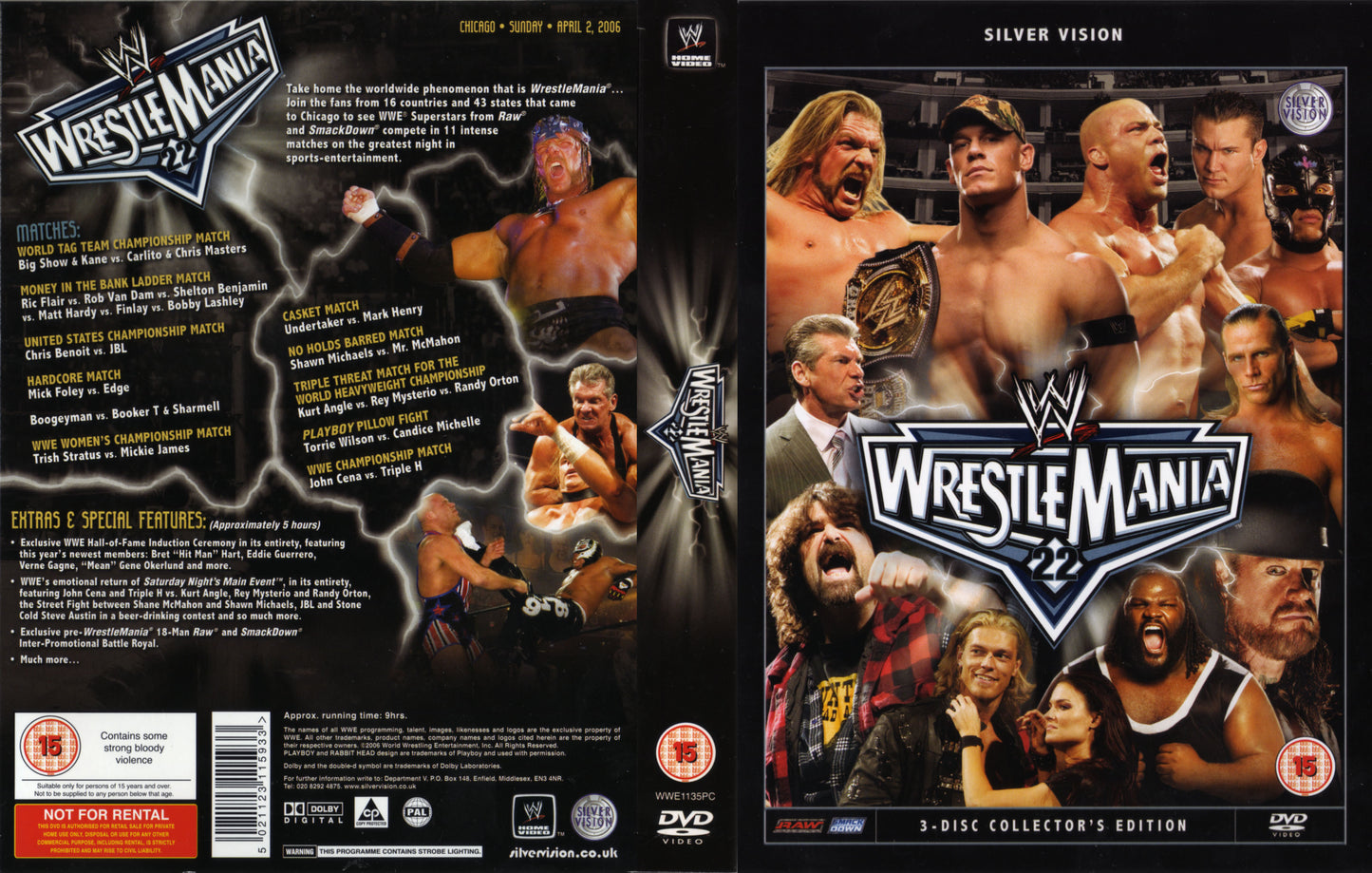 Wrestlemania 22 DVDs & Videos Pwcatalog