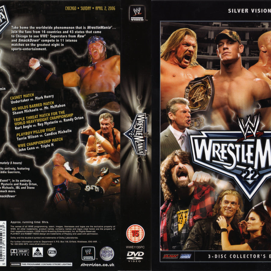 Wrestlemania 22 DVDs & Videos Pwcatalog