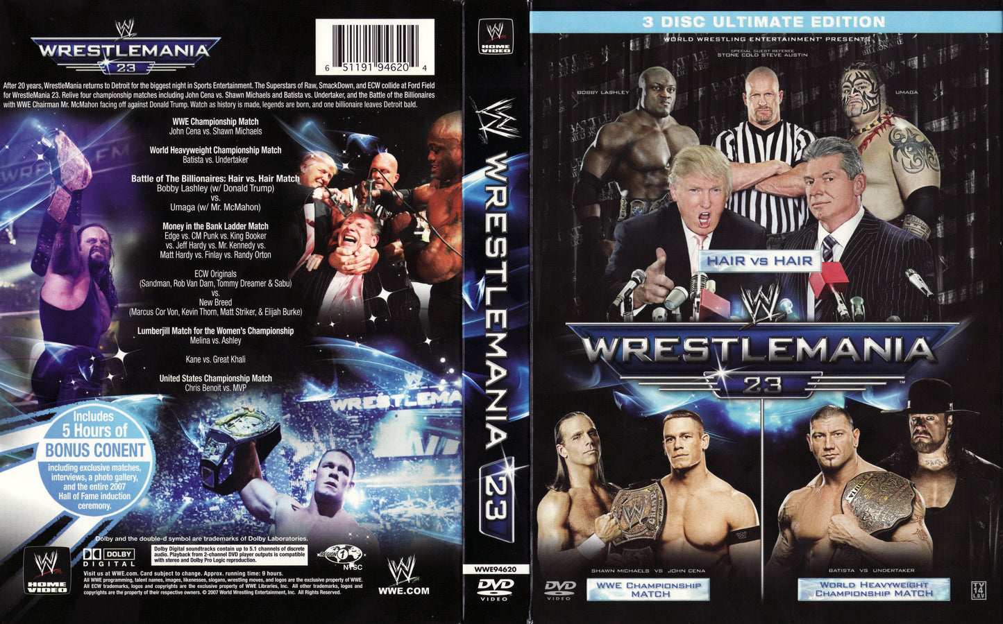Wrestlemania 23 DVDs & Videos Pwcatalog