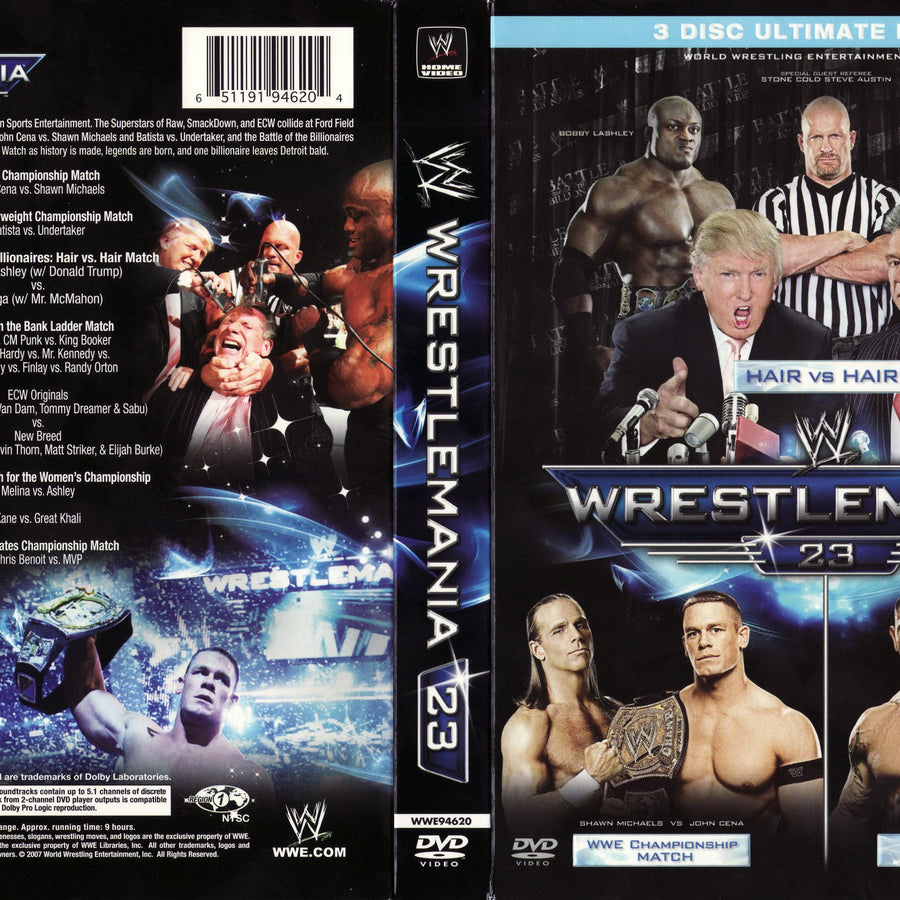 Wrestlemania 23 DVDs & Videos Pwcatalog