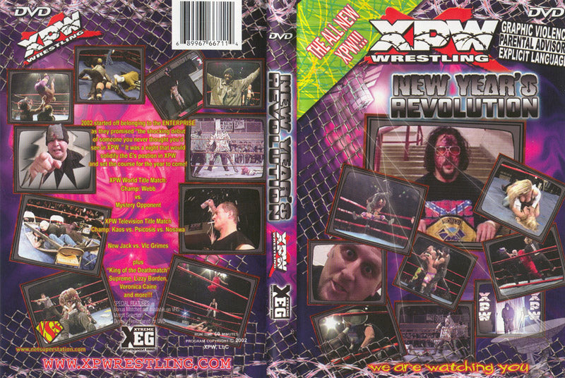 xpw new years revolution DVDs & Videos Pwcatalog